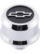 AC Delco Breather Push-in Aluminium Chrome Bowtie Logo