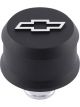 AC Delco Breather Push-in Aluminium Black Textured Bowtie Logo
