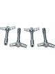 AC Delco Valve Cover Wing Nuts Red Bowtie Emblem 1/4-20 Thread