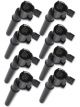 Accel Ignition Coil Pack Coil-On-Plug Super Coil Epoxy Black