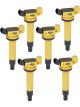 Accel Ignition Coil Super Coil Pack Style Socket Epoxy Round Yellow
