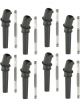 Accel Ignition Coil Boots For Ford 1997-2011 2V Engines Black Set of 8