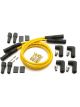 Accel Spark Plug Wires 8.8mm Yellow Wire Vari-Angle Boots Copper Core