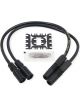 Accel Spark Plug Wire Set 8mm Silicone For Sportster XL 2004-2006