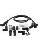 Accel Spark Plug Wires 8.8mm Black Wire 90 Degree Boots Suppression
