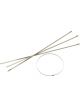 Accel Exhaust Locking Ties Stainless Steel 14 Inches Long Set of 4