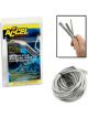 Accel Motorcycle Hose Sleeving Kit Chrome
