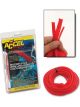 Accel Motorcycle Hose Sleeving Kit Red