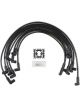 Accel Spark Plug Wires Set Super Stock Spiral Core 8mm Black 90 Degree
