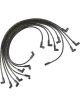Accel Spark Plug Wires Set -Super Stock Spiral Core 8mm Black Stock Boot