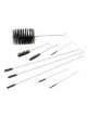 Accel Motorcycle Engine Brushes Nylon Bristles Twisted Steel Handles