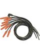 Accel Spark Plug Wires Set 300+ Race Wire Spiral Core 8.8mm Black