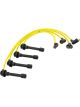 Accel Spark Plug Wires Set 300+ Thundersport Spiral Core 8mm Yellow