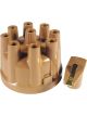 Accel Distributor Cap and Rotor Kit Tan Female/Socket Brass Terminal