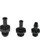 Aeromotive Fitting Male -4 AN 5/16 in. Hose Barb Aluminium Black
