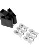 American Autowire Connector Housing Ignition Switch Black Female Termin