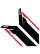 APR Decal and Sticker APR Sideburn Sticker-Black/Red