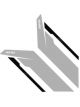 APR Decal and Sticker APR Sideburn Sticker-Silver/Black