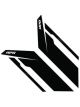 APR Decal and Sticker APR Sideburn Sticker-Black/Black