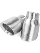 APR Tip Kit Double Wall Exhaust Tips 3.5in. Brushed Silver Set of 2