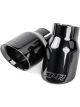 APR Tip Kit Double Wall Exhaust Tips 3.5in. Polished Diamond Black Set
