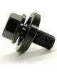 ATI Performance Harmonic Balancer Bolt Hex-Head Steel Black Oxide 7/16