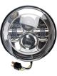 Attitude Headlight 7 Inch LED Daymaker Chrome For Harley