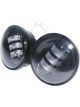 Attitude Headlight 4-1/2 Daymaker Black For Harley
