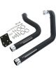 Attitude Exhaust Headers Black Drag with Heat Shields Smooth Ch