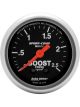 Auto Meter Gauge Sport-Comp Boost 2 1/16 in. 2.5KG/CM2 Mechanical