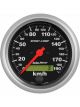 Auto Meter Gauge Sport-Comp Speedometer 3 3/8 in. 190km/h Electric Progr…