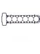 Cometic Jaguar 1973-1992 4.2L Xk6 .098in. Mls Cylinder Head Gasket 3