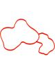 Cometic Water Pump Gasket Molded Rubber Compound Dodge 5.7L 6.1L