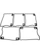 Cometic Lower Rocker Cover Gasket 5 Pack
