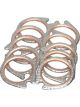Cometic Exhaust Gasket With Fire Ring 10 Pack Harley-Davidson