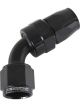 Aeroflow 200 Series PTFE 60 Degree Hose End -10AN Black