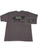 Comp Cams T-Shirt Short Sleeve Cotton Gray Comp Cams Wings Logo Men's