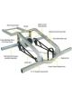 Competition Engineering Frame Kit Suspension Steel Ladderbar 26in. Width