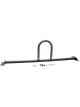 Competition Engineering Driveshaft Safety Loop Bolt-On Tubular Black Pow