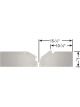 Competition Engineering Motor Plate Front Aluminium 0.250in. Thick Ford