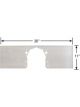 Competition Engineering Motor Plate Front Aluminium 0.250in. Thick Chevr