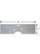 Competition Engineering Motor Plate Front Aluminium 0.250in. Thick Ford