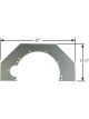 Competition Engineering Motor Plate Mid-Mount 0.188in. Thick Aluminium N