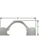 Competition Engineering Motor Plate Mid-Mount 0.188 in. Thick Aluminium