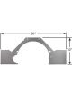 Competition Engineering Motor Plate Mid-Mount Steel 0.090in. Thick Ford