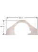 Competition Engineering Motor Plate Mid-Mount Aluminium 0.188in. Thick C