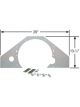 Competition Engineering Motor Plate Mid-Mount Aluminium 0.188 in. Thick