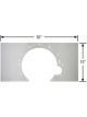 Competition Engineering Motor Plate Mid-Mount Aluminium 0.188 in. Thick
