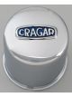 Cragar Centre Cap Steel Chrome Push-Through 3.300 in. Diameter Dome St