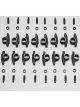 Crane Cams Ductile iron rocker arms Fd. FE 352-428 V8 adj. 1.76 Set o